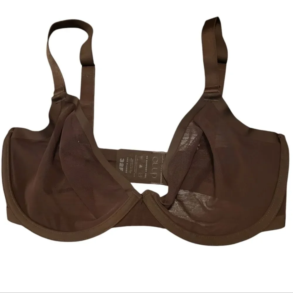 CUUP The Plunge Mesh Bra Espresso, Various Sizes NEW W/O TAG - Picture 3 of 6